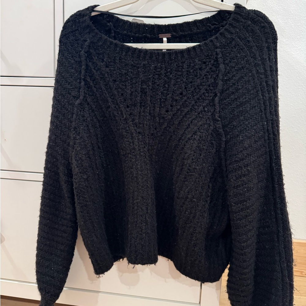 Black Free People Sweater